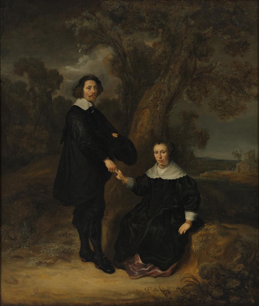 Portrait of Dirck Graswinckel and Geertruyt van Loon