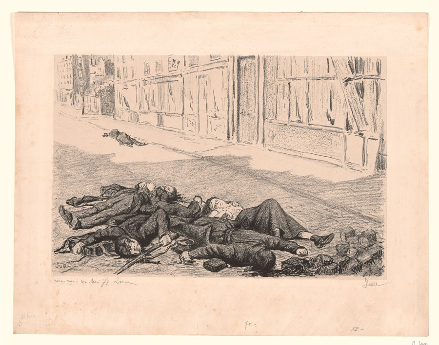 Une rue de Paris en mai 1871