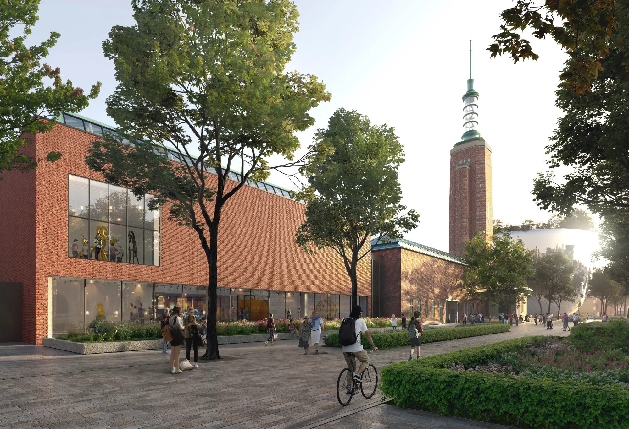 Streetview of Boijmans van Beuningen concept art